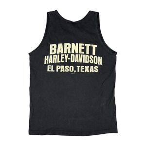Harley-Davidson Motorcycle Tank Top Men's Large Black El Paso Texas Biker